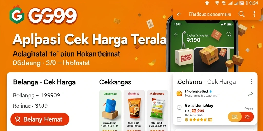 Tampilan antarmuka GG999 yang memudahkan pencarian harga.