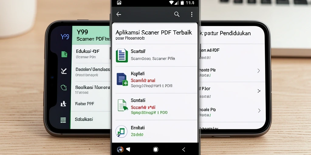 Antarmuka Y89 yang sederhana dan fungsional untuk pemindaian PDF.